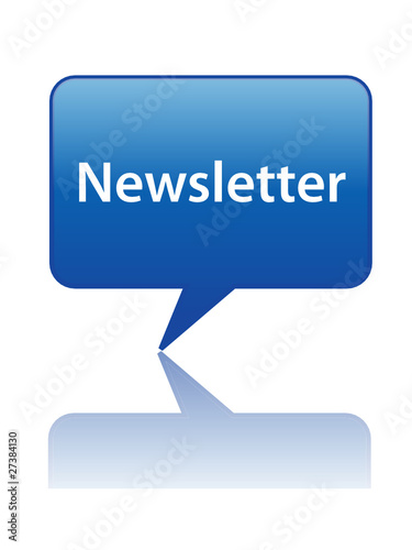 NEWSLETTER Speech Bubble Icon (customer information news button)