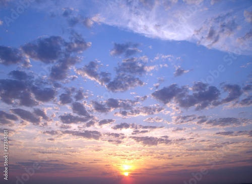 sunrise sky and clouds