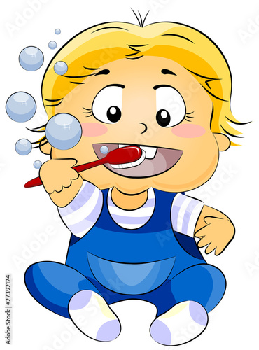 Baby Brushing Teeth