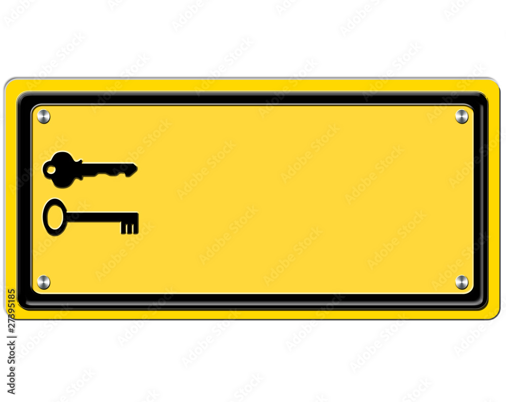 Werbeschild Schlüsseldienst Werbeschild Schlüsseldienst