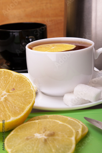 part of lemon for tea
