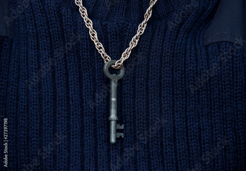 Key around the neck photo