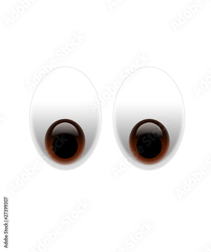 oczy brązowy