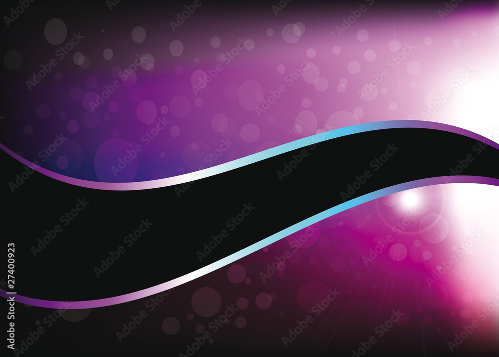 abstract bokeh background with space motive