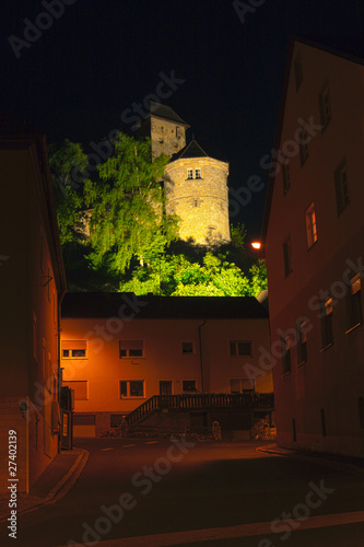 Burg Veldenstein nachts HDR photo