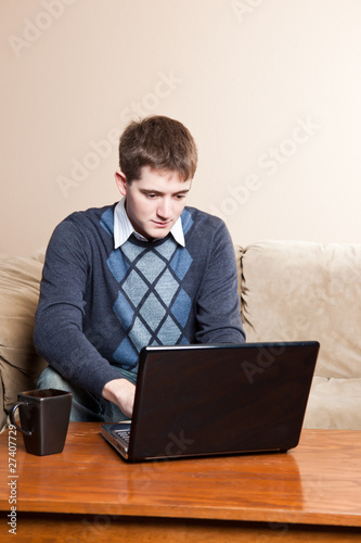 Man with laptop