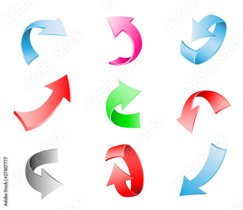 3d arrows