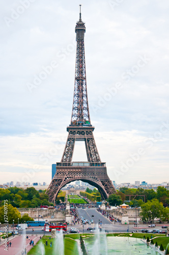 Paris  the beautiful Eiffel Tower.