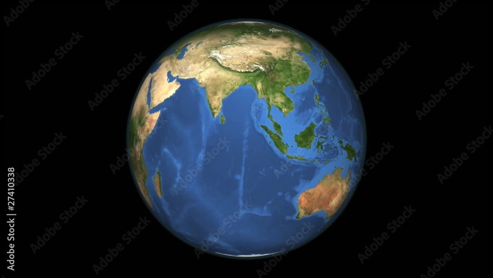 Rotating Earth Zoom Rotating Earth Zoom