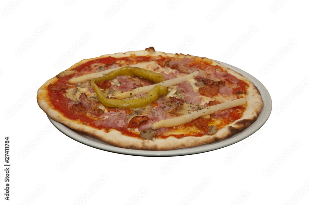 Pizza, freigestellt