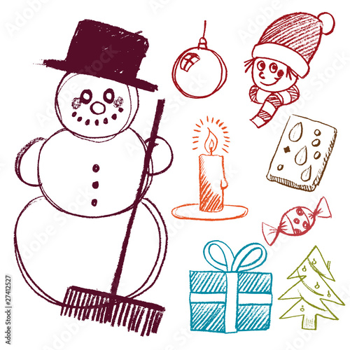 xmas doodles