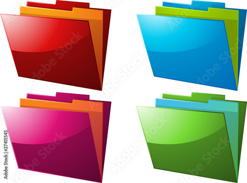 Glossy folders