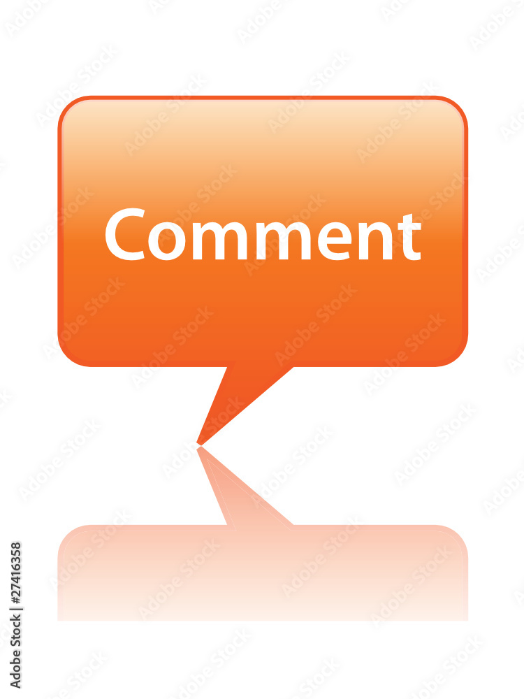 COMMENT Speech Bubble Icon (share forum button opinion reaction)