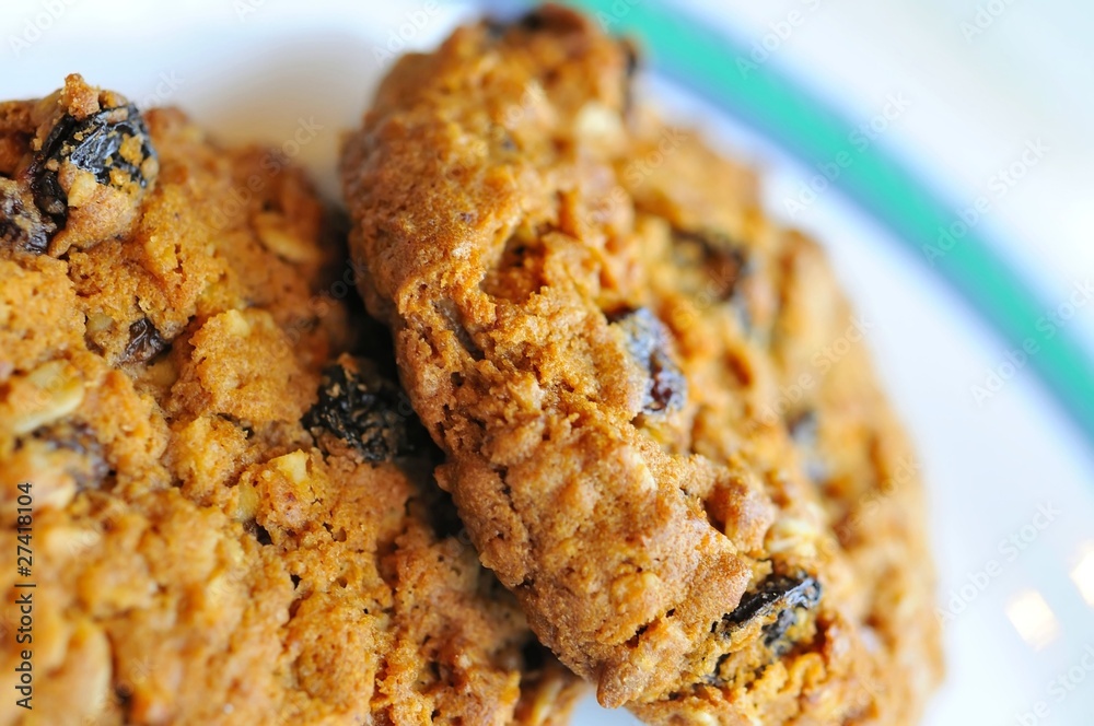Macro of cookie texture Macro of cookie texture