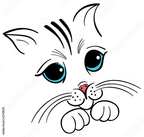 cute little innocent kitty
