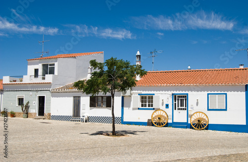The typical house in Algarve, Portugal