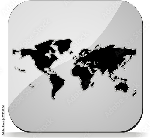 bouton monde