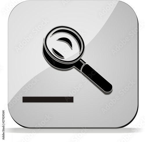 bouton loupe moins