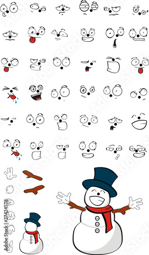 snowman cartoon