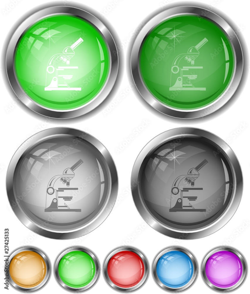 Lab microscope. Vector internet buttons. Lab microscope. Vector internet buttons.