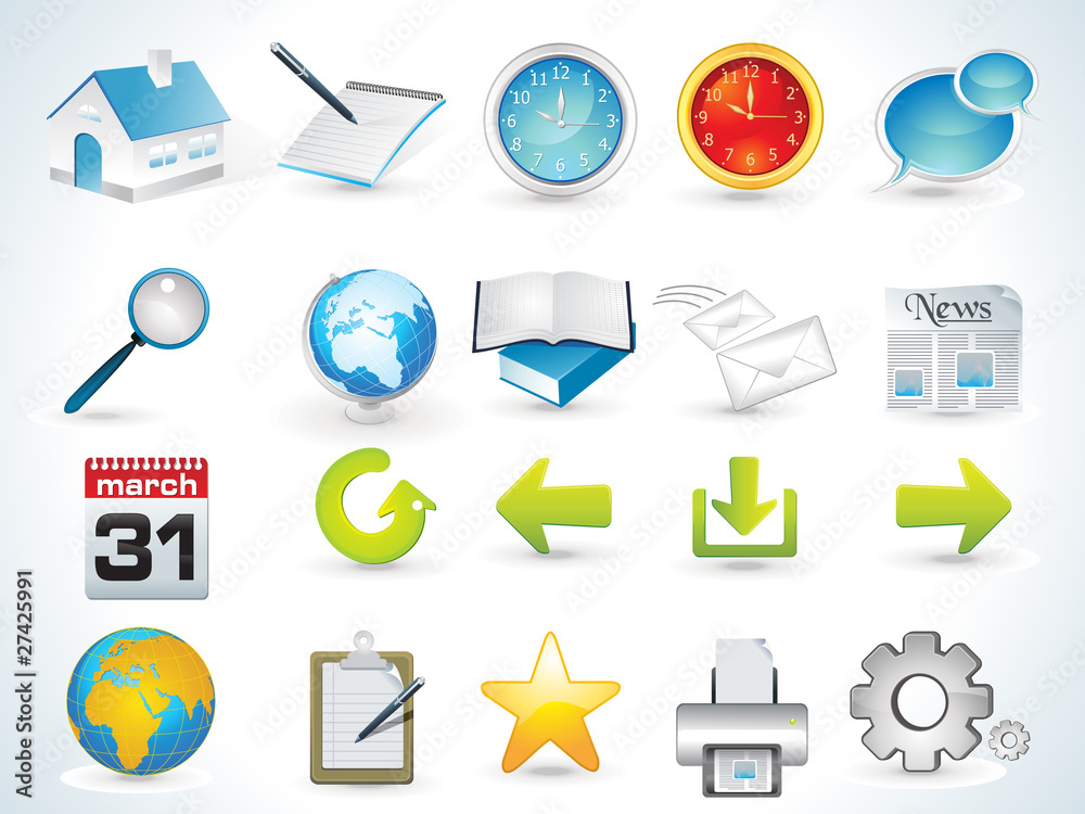 web icon set