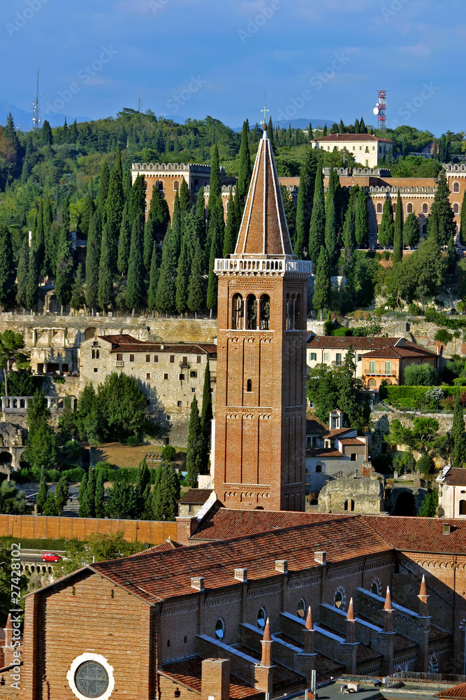 Church of Santa Anastasia in Verona, Italy