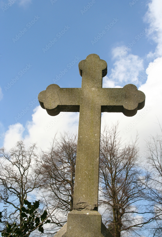 Stone Cross on Cemtery