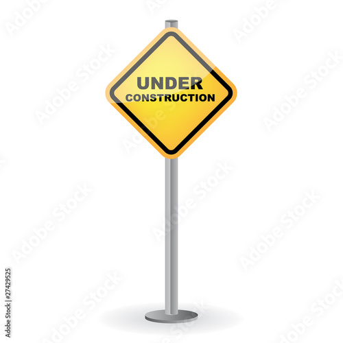 under construction sign