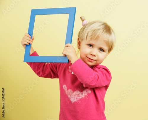 girl with frame