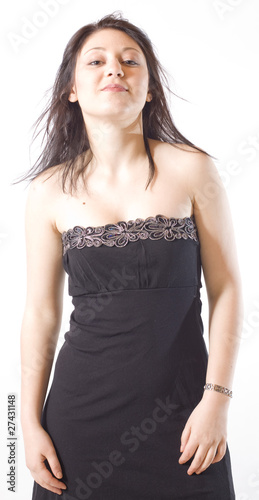 Fotografía jeune femme en robe