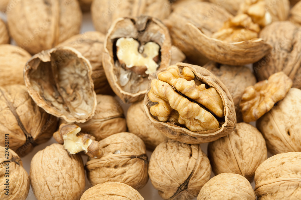 Walnuts background Walnuts background