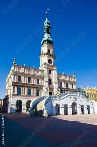 Town Hall, Main Square (Rynek Wielki), Zamosc, Poland photo