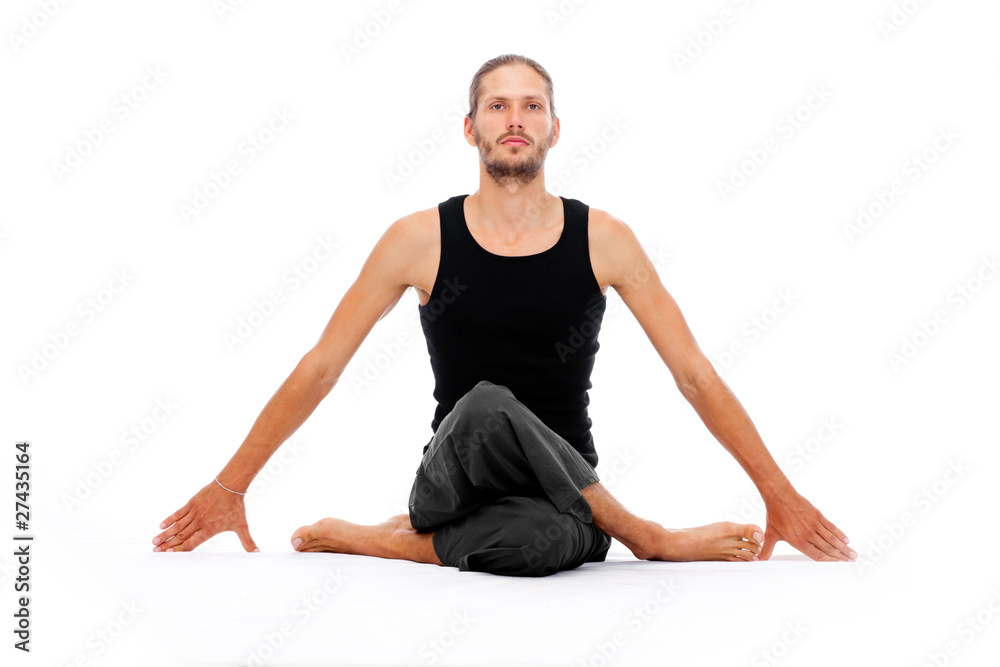 Fototapeta premium Doing Yoga