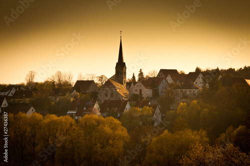 Abendrot bei Stöckach photo