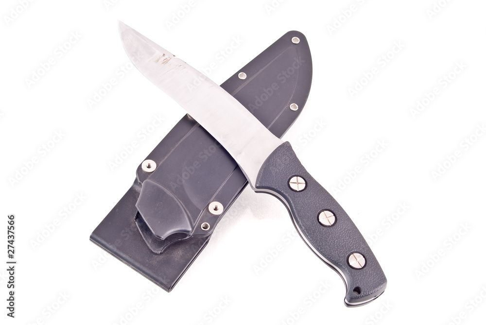 Military Combat Knife and Sheath Military Combat Knife and Sheath