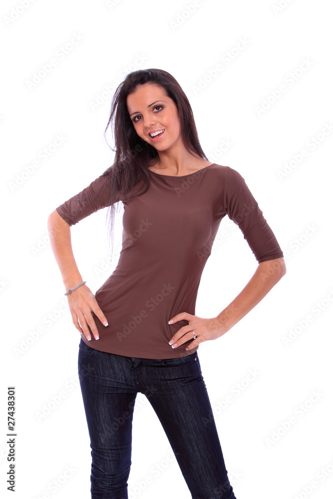 Obraz premium beautiful young woman