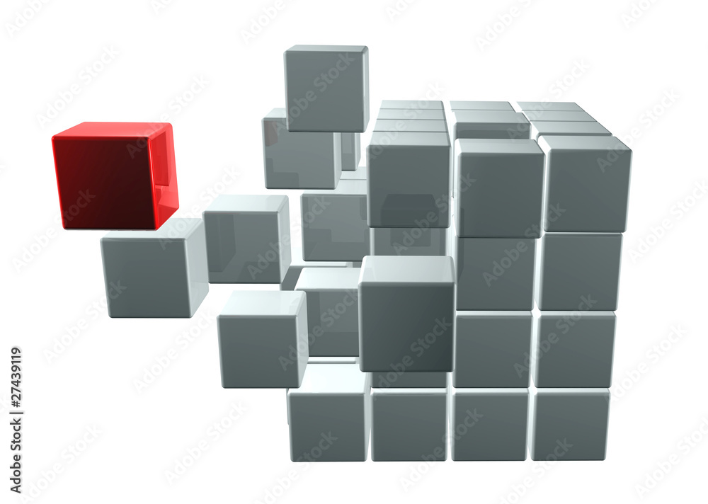 Cubes. Abstract background. 3d Cubes. Abstract background. 3d