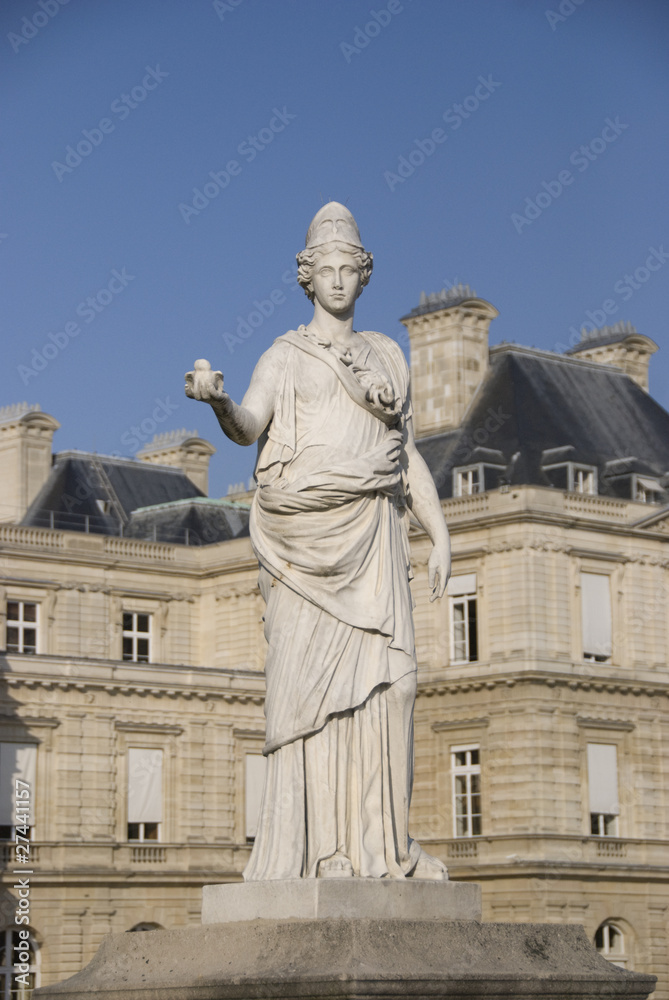 Obraz premium parisien statue