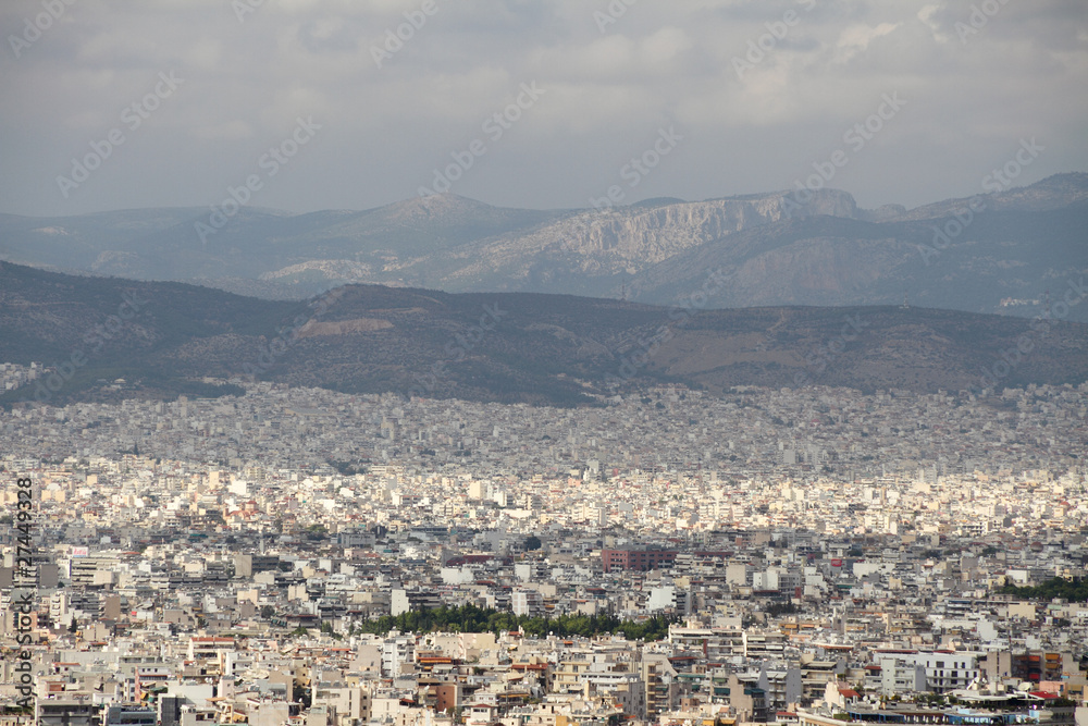 Athens, view from Acropolis, Greece.