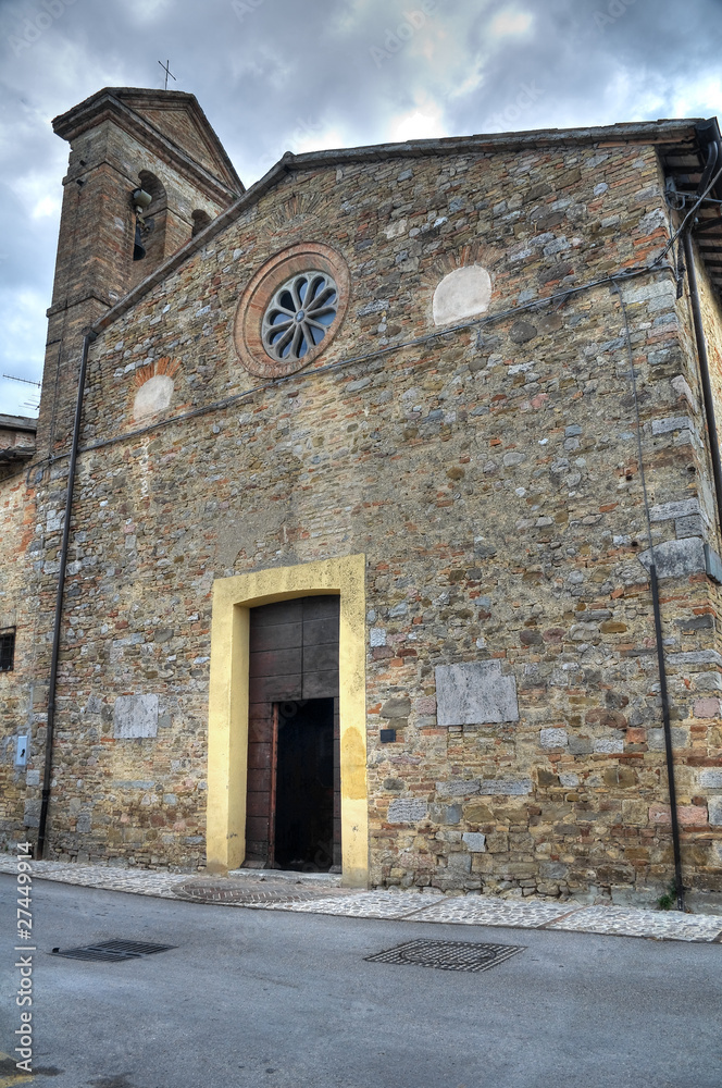 St. Maria delle Grazie. Montefalco. Umbria.