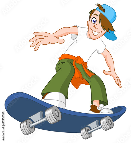 Skateboard boy