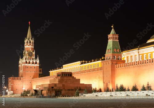 Obraz na plátně Kremlin in Red Square of Moscow