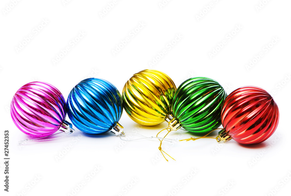 Christmas decoration isolated on the white background Christmas decoration isolated on the white background