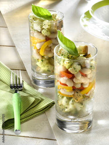 verrine de légumes - insalata nel bicchiere - vegetables jar