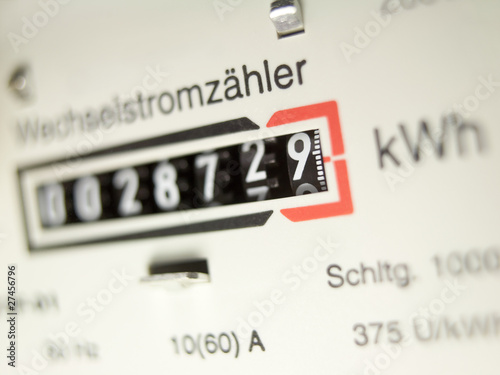 Stromzähler kWh Energiekosten