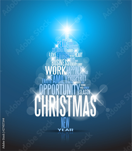 Abstract christmas card