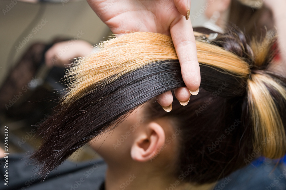 Fototapeta premium Different color of hair