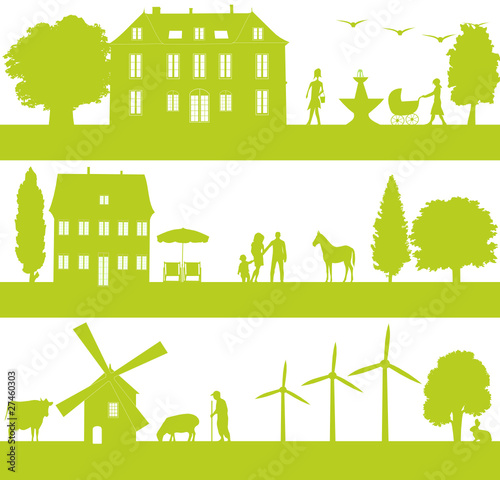 Life on a green planet