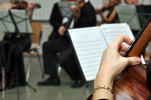 Bild auf Leinwand Music