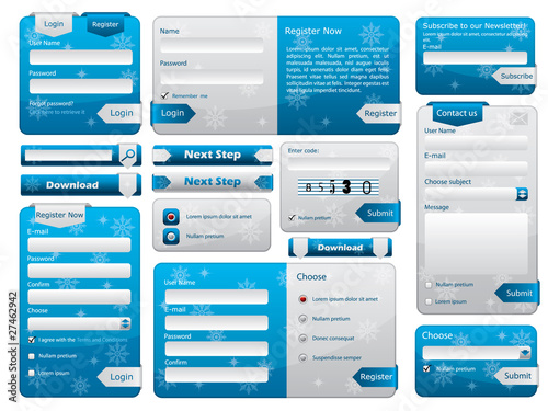 Web form design christmas edition